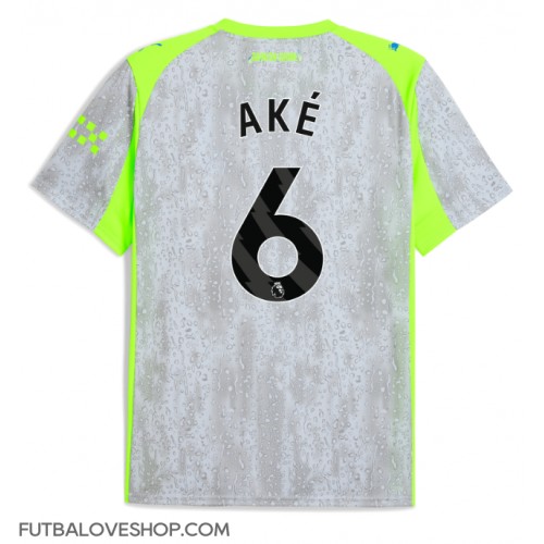 Dres Manchester City Nathan Ake #6 Tretina 2025-26 Krátky Rukáv